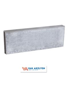 Boordplaat - 100 x 15 x 5 cm - grijs 