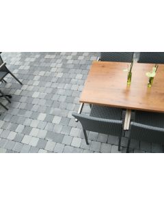Coeck Cobo 15/15/5 grijszwart getrommeld 