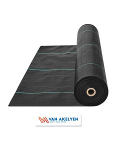 Geotextiel (agro2100) zwart - 2,10 m breed 