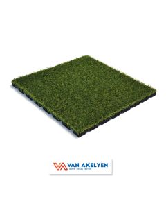 Rubbertegel 50x50x2,5 cm kunstgras art 181461