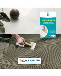 Unicol-Flex - wit (25 kg) S1-poedertegellijm