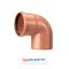 PVC - d 160 roodbruin - bocht 88° m/s BENOR