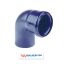 PP d. 75 - bocht 90° m/s zwart 