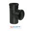 PP d. 90 - T-stuk 90° 2xmof/spie zwart