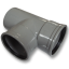 PVC - d 315 - T-stuk BENOR grijs - 88° 2xM/S
