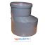 PVC - reductie BENOR grijs - 160/110 - M/S