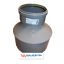 PVC - reductie BENOR grijs - 250/160 - M/S