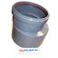 PVC - reductie BENOR grijs - 250/200 - M/S