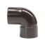 PVC - d 080 - bocht RWA bruin 87°