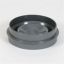 PVC - d 125 - kombikap BENOR grijs
