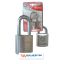 Prof Praxis - Cylinderhangslot NAUTIC - inox - EN -12320 - korte beugel - 45 mm