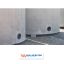 Regenput beton - boorgat + rubberen mof voor buis diam. 160 mm