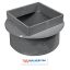 PVC - reductie vierk/rond grijs - 100/110