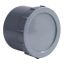 PVC - d 110 - schroefdeksel BENOR grijs