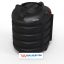 Septische put (PVC) - 2000 l - 155x130x161 cm Zwart ovaal