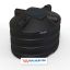 Septische put (PVC) - 4000 l - 235x180x145 cm Zwart ovaal