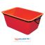 Prof Praxis - Mortelbak 200 L - rood - rechthoeki g