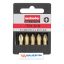 Prof Praxis - Set van 5 bits "Top Five" - ZrN-Tor sion - PH1 - 25 mm - prijs per set
