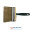 Prof Praxis - Latexborstel 30 x 120 mm, lang, wit varkenshaar