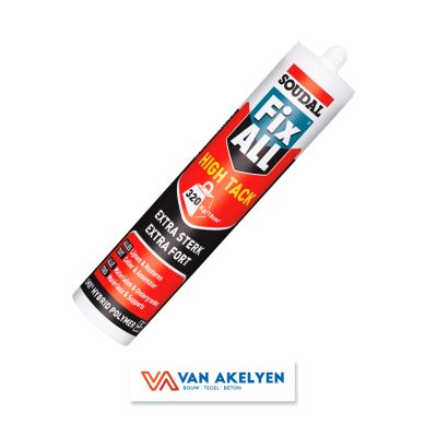 Soudal - Fix all high tack - 290 ml - zwart 