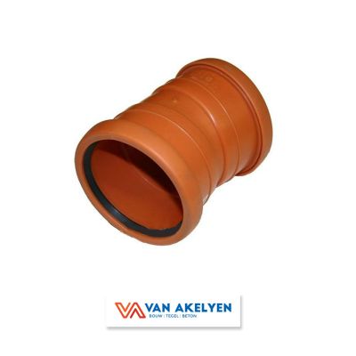 PVC - d 160 roodbruin - bocht 15° m/m BENOR 
