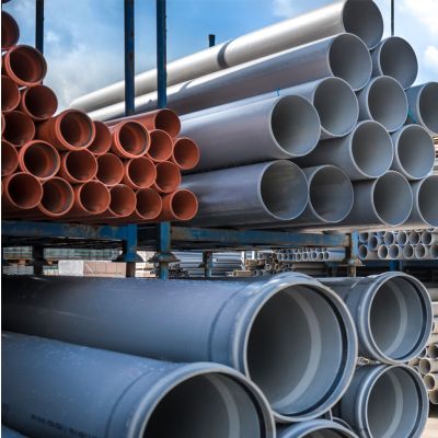 PVC - d 160 roodbruin - T-stuk 88° 3xmof BENOR 