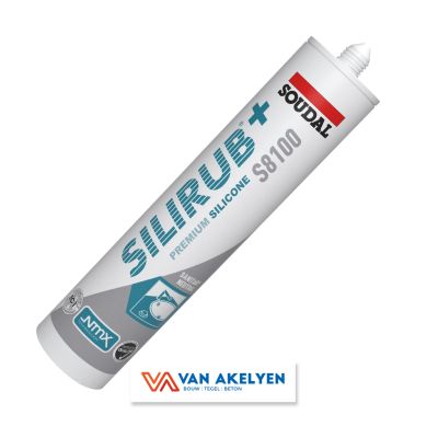 Soudal - Silirub+ S8100 - 310 ml - wit 