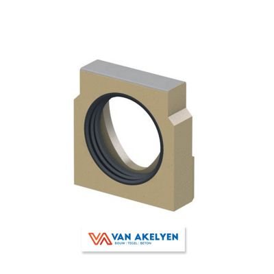 Afvoergeul ACO Multidrain MD150 eindplaat + afloop 