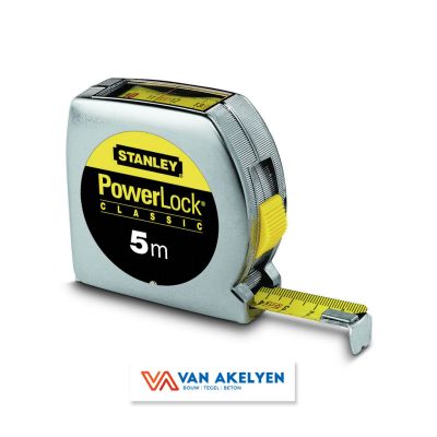 Stanley - Rolbandmaat Powerlock 5m - 19mm boven inkijkvenster