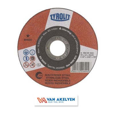 Tyrolit - A60R-BFB 125x1,0x22,23 