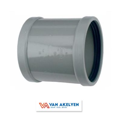 PVC - d 050 - mof BENOR grijs met rubbers 