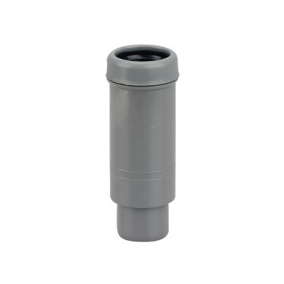 PVC - d 090 - uitzettingsmof BENOR grijs 