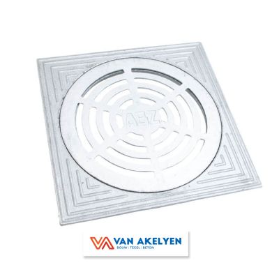 Alu - deksel voor PVC toezichtputje - diam. 250 mm 