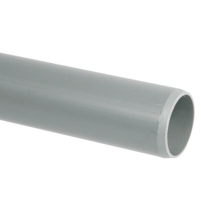 PVC - d 200 - buis ongemoft BENOR grijs 3,9 mm