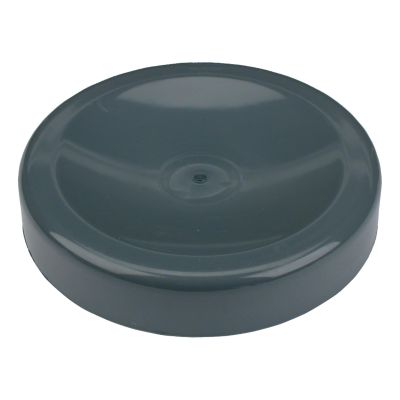 PVC - d 110 - kap voor spie-eind BENOR grijs 