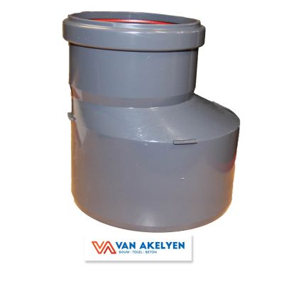 PVC - reductie BENOR grijs - 160/110 - M/S 