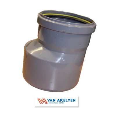 PVC - reductie BENOR grijs - 160/125 - M/S 