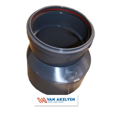 PVC - reductie BENOR grijs - 250/110 - M/S 