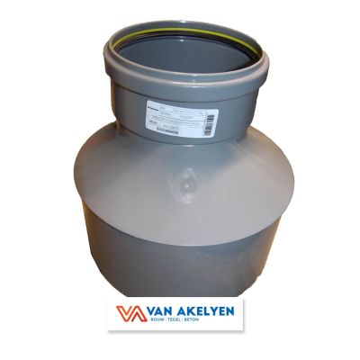 PVC - reductie BENOR grijs - 250/160 - M/S 