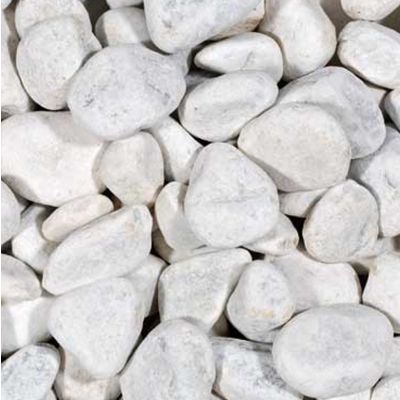 Siergrind carrara rond 40/60 mm - zak 20 kg 