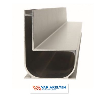 Afvoergeul alu FASTDRAIN spleetprofiel - 1 meter 