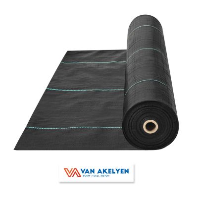 Geotextiel (agro2100) zwart - 2,10 m breed 