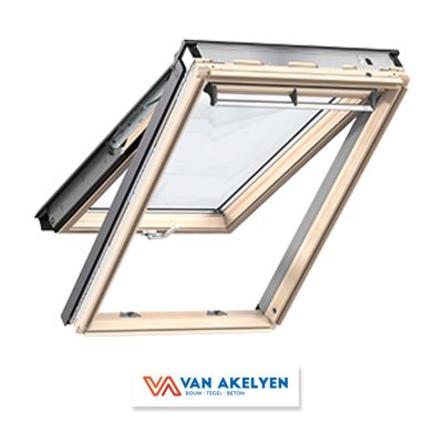 Velux dakvenster GPL3070-UK04 (134x98cm) uitzetttuimelvenster in kleurloze vernis