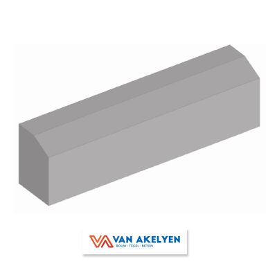 Boordplaat IE - 100 x 27 x 20 met afschuining 10/5 (Marlux)