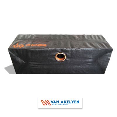 Infiltratiebox  600 l met infiltratiedoek afmetingen 180x60x60 cm