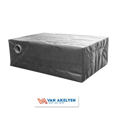 Infiltratiebox 1200 l met infiltratiedoek afmetingen 180x120x60 cm