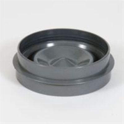 PVC - d 125 - kombikap BENOR grijs 
