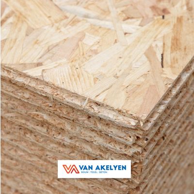 OSB-plaat  (tand & groef) - 18 mm - 2,45 x 0,61 m 
