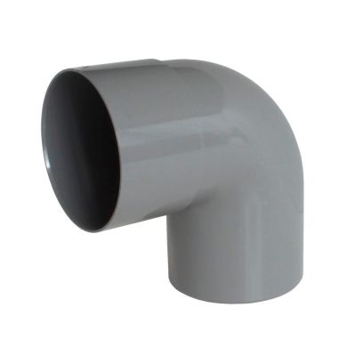 PVC RWA bocht grijs 87° - d 080 