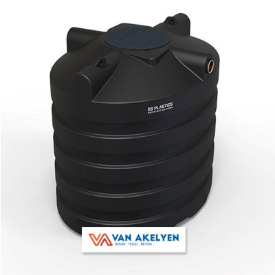 Septische put (PVC) - 6000 l - 235x180x205 cm Zwart ovaal